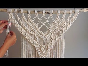 DIY Macrame Tutorial - Intermediate Wall Hanging Part 2