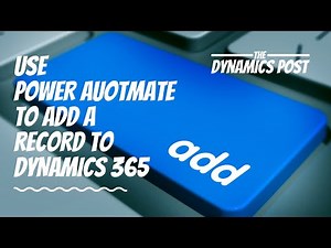 Adding Records to Dynamics 365 Finance and Operations from a Canvas App