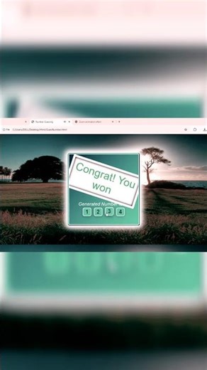 Gues Number || #coding ||#viral ||#html||#css3 ||#javascript ||#shortvideo ||#youtubeshorts