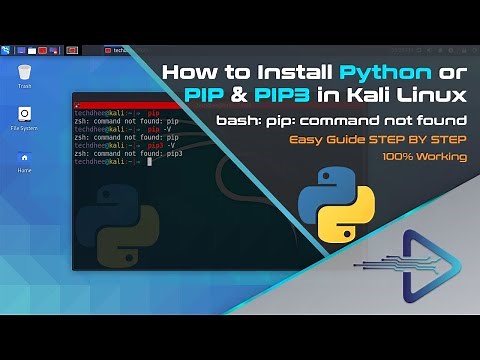 How to Install Python or PIP & PIP3 in Kali Linux | Kali Linux 2020.4