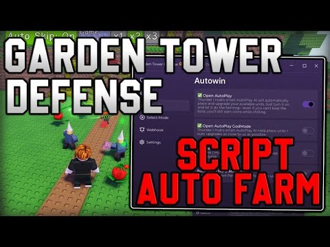 [🔥NEW] Garden Tower Defense Script Auto Farm, Auto Play & Infinite Seeds [Roblox 2025]