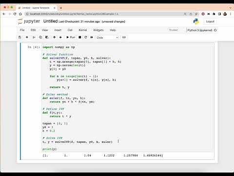 Euler method (Python)