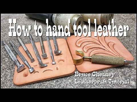 Leather tooling basics tutorial for beginners with Craftools and other select #leathercraft tools