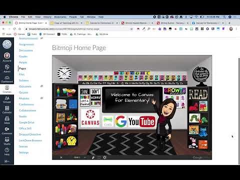 Bitmoji Classroom & Canvas