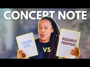Concept Note or Research Proposal? Most Students Get This Wrong
