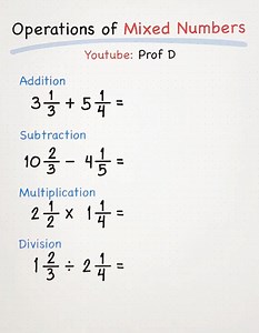 Operations on Mixed Numbers: Simplify with These Hacks! | Prof D