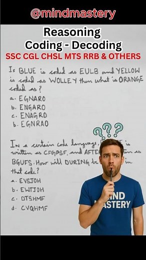 How to Solve Coding/Decoding Question In Seconds | Example 1