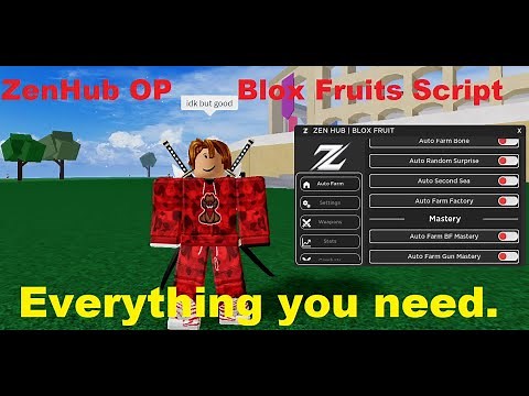 Blox Fruits ZenHub OP Script | Autofarm Everything [LuaXe]