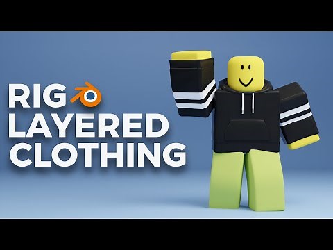 EASILY Rig Layered Clothing In Blender | Roblox GFX Tutorial