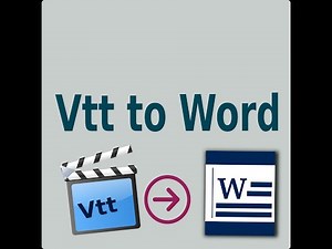 Vtt To Word