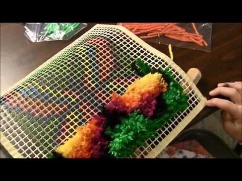 Latch Hooking - How to latch hook
