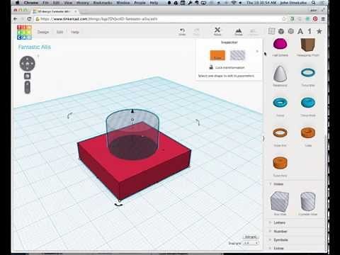 TinkerCAD - Creating Holes