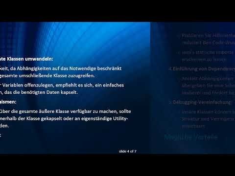 Umgang mit Großen Inneren Klassen und Privaten Variablen in Java