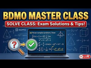 🛑829. BDMO Master Class Question Solve || Math Olympiad || বাংলাদেশ গণিত অলিম্পিয়াড