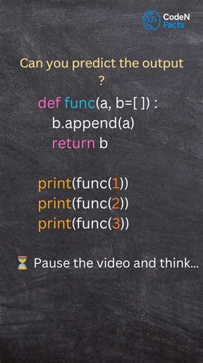 Can You Predict the Output ? 😱 Python Function Trap Explained #shorts #ytshorts #python #coding