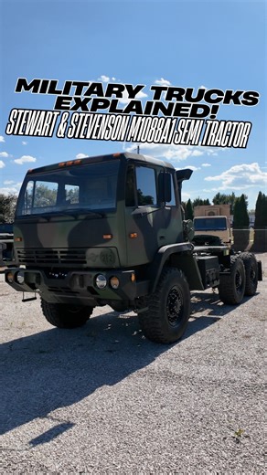 6.9K views · 2.1K reactions | Military Trucks Explained! Today we’re going to talk about a specific model. Our Stewart and Stevenson M1088A1 Semi Tractor! #semitruck #usmilitary #dieselnation #heavyequipment #usarmy #dieseltrucks #midwestmilitaryequipment | Midwest Military Equipment | Facebook