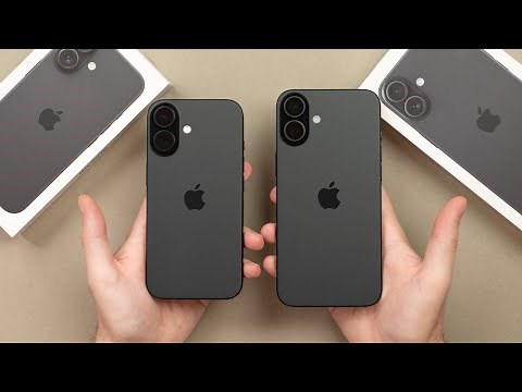 iPhone 16 & 16 Plus | Black - Unboxing & Impressions (with 15 & 15 Plus Comparison)