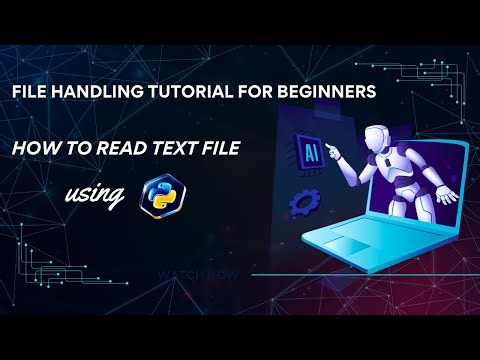 How to Read a Text File in Python | File Handling Tutorial for Beginners #FileHandling