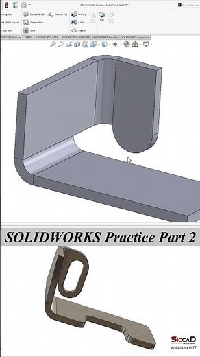 Easy Steps To Create Awesome SOLIDWORKS Models - Part 2 - Sheet Metal