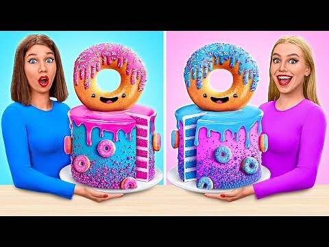 Pink VS Blue Cake Decorating Challenge by Multi DO Challenge