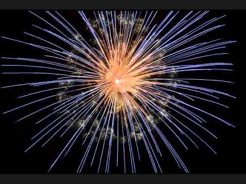 Fireworks launch and explosion sound effects