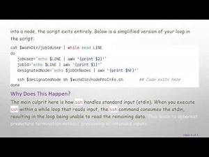 Understanding ssh Behavior That Causes Early Exit in Linux Shell Scripts