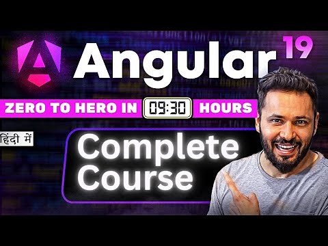 Angular complete tutorial in Hindi 2025 | Full Angular course in one video
