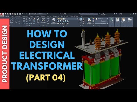 HOW TO DESIGN ELECTRICAL TRANSFORMER IN AUTOCAD (Part 4)