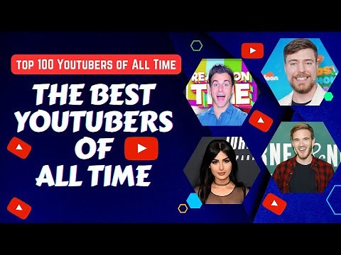 The Best Youtubers of All Time | Top 100