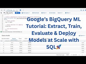 BigQuery ML Tutorial 2025: Complete Beginner's Guide to SQL Machine Learning !🤖