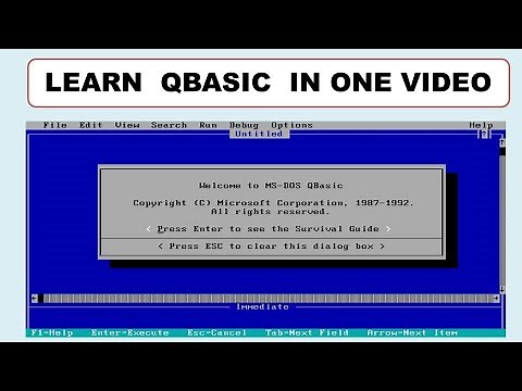 Learn QBASIC Programming In One Video I 50+ Programs and Exercise For Students