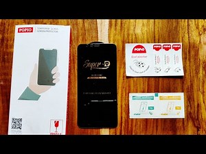 Install POPIO Tempered Glass at Home | POPIO Screen Guard | How to install POPIO Screen Protector