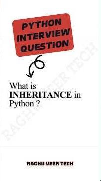 Inheritance in Python Explained | Python OOP Interview #pythoninterview #oops #python