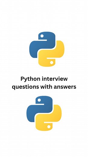 EduAshthal on Instagram: "Python interview questions & answer ⁉️ 📌 Share with job seekers #eduashthal #pythonlearning #pythonprogramming #interviewquestionsforfreshers #pythonforbeginners #pythoninterviewquestions #pythonquestions #javainterviewquestions #learnjava #codingtips #interviewtricks #springboot #efficientprogramming #bootcamp #freetutorial #itskills #explore #instareels #coding #interviewprep #seleniumwithpython #automationtesting #softwaredeveloper #javadevelopers #qaengineer