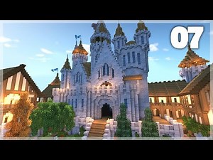 Minecraft: How to Build a Medieval Castle | Huge Medieval Castle Tutorial - Part 7