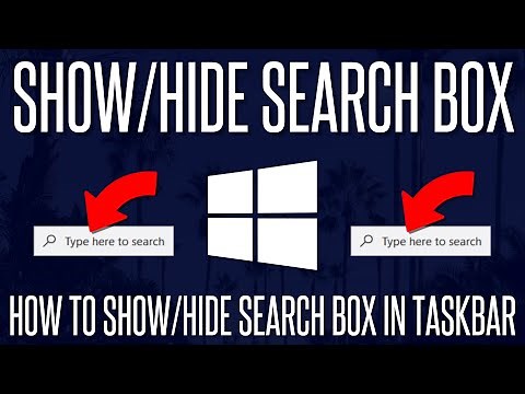 How to Add or Remove Search Box on Taskbar in Windows 10
