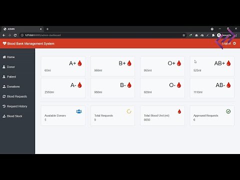 Blood Bank Management System in Python Django with Source Code - CodeAstro