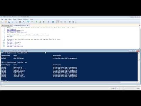 Powershell: Using Powershell's Get-Command and Get-Help cmdlets