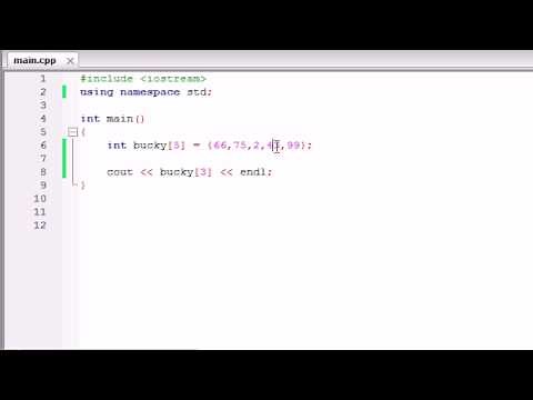 Buckys C++ Programming Tutorials - 32 - Arrays