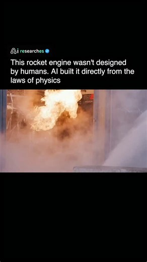 AI researches | AI on Instagram: "This rocket engine wasn’t sketched, tuned, or optimized by humans. It was designed by AI directly from the laws of physics. The engine is LEAP 71’s NEURON 20 kN aerospike, recently showcased by Intezga. Instead of engineers modeling parts in CAD, LEAP 71 uses a computational AI system that encodes thermodynamics, fluid dynamics, combustion physics, material limits, and manufacturing constraints. Given a performance target, the system generates a complete engine