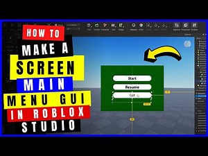🎮How To Make A Good Screen Main Menu GUI in Roblox Studio (Quick & Simple UI Design Tutorial Guide)