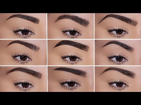 How To: 9 Different Eyebrow Styles & How they TRANSFORM your Face