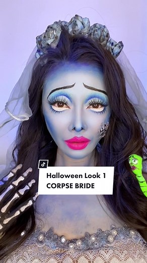 Choosing Characters from Corpse Bride for Halloween Makeup