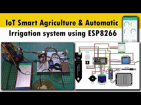 IoT Smart Agriculture Monitoring & Automatic Irrigation System using ESP8266 || Blynk IoT Cloud