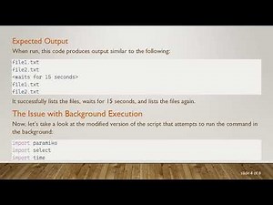 Running Remote Commands in the Background Using Paramiko