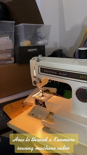 How to Thread a Kenmore Sewing Machine Tutorial