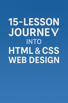 HTML & CSS Web Design Curriculum 15 Lessons & Labs Grades 9th-12th Coding Bundle