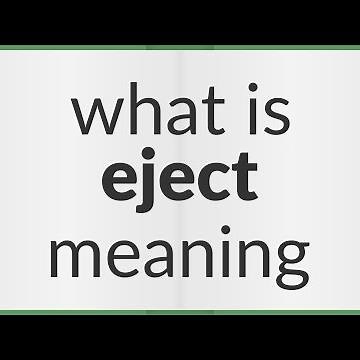 Eject | meaning of Eject