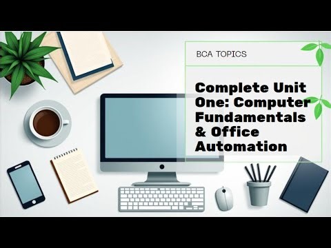 Bca unit 1 full covered of computer fundamental & office automation