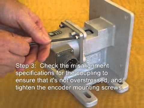 How to install a shafted rotary encoder